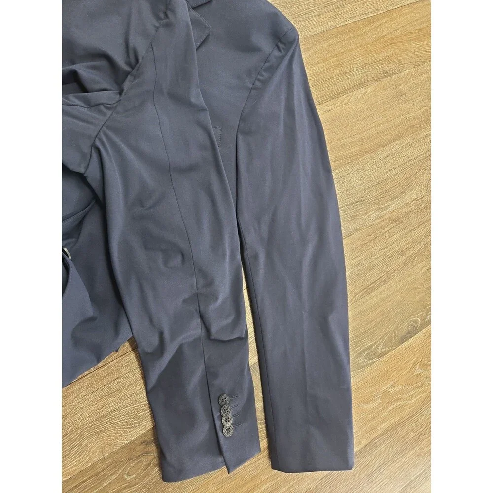 Men Twillory Tailored Fit Technical Fabric Suit Set Navy 42R Sport Blazer 34x31
